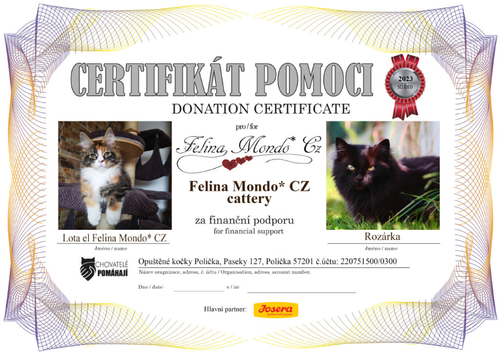 Lota el Felina Mondo* CZ – Rozárka